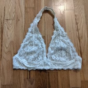 Free People Lace Halter Bra